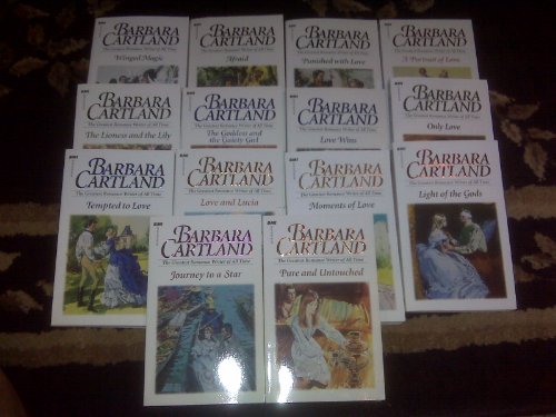 BARBARA CARTLAND BOOKS SET OF 14