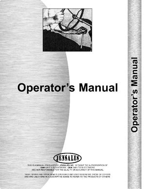 FORD 250C Dsl Ind..OPT Operator's (OPT) Manual