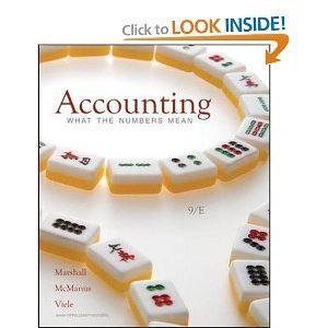 Accounting: What the Numbers Mean, 9th Edition (Ninth Ed) 9e, By David Marshall, Wayne McManus and Daniel Viele, 2010