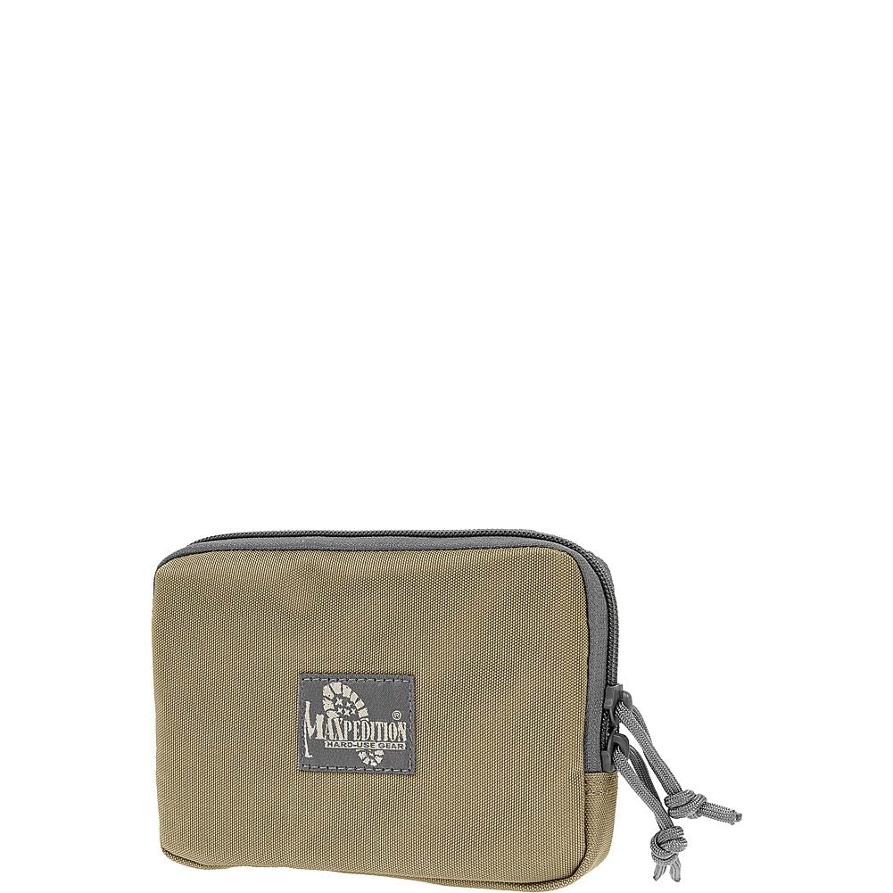Maxpedition Hook-and-Loop Double Pocket Insert (Khaki-Foliage) Std Khaki/Foliage