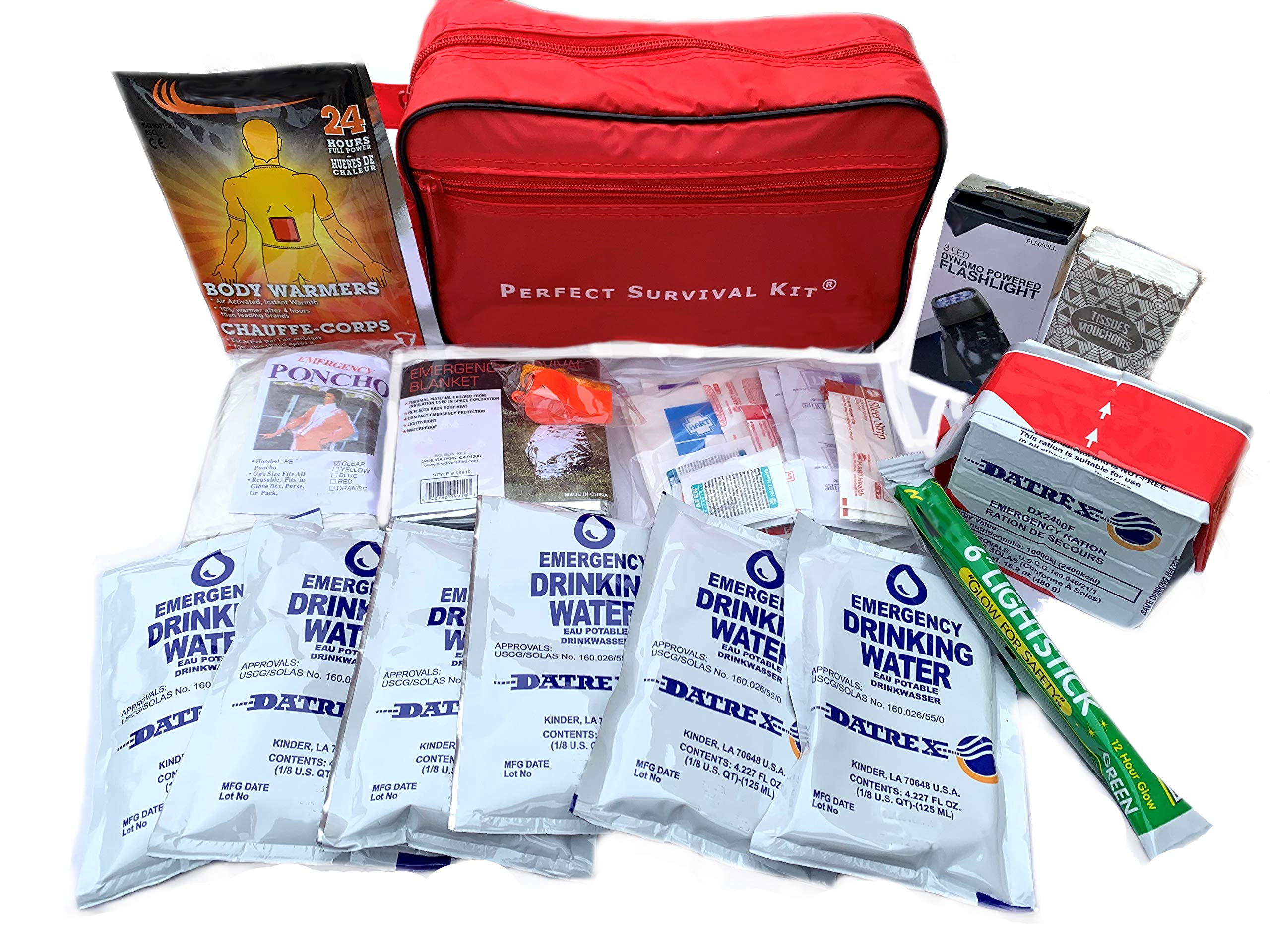 Earthquake Kit, Emergency Kit, Commuter Kit for Auto, Home or School