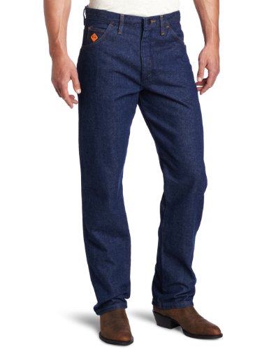 Wrangler Riggs Workwear mens Fr Relaxed Fit jeans, Blue, 36W x 32L US