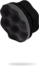 Adam's Hex-Grip Pro Tire Dressing Applicator - Ergonomic Detailing Tool For Applying Tire Shine, Dressing Your Vinyl Rubber & Trim Accessories - Mess Free Application - Durable, Washable, and Reusable