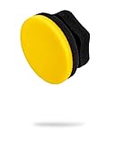 Adam's Yellow Waxing Hex Grip Applicator - Ultra Soft, Ergonomically Designed - Perfect For Applying Any Car Wax, Glaze, or Sealant