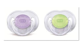 Philips AVENT Sucettes Transparente 0 - 6 Mois  ( lot de 2)