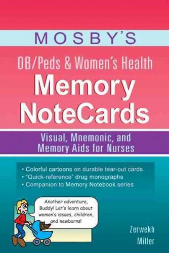 Mosby's Pharmacology Memory NoteCards: Visual, Mnemonic, and Memory Aids for Nurses [Spiral-bound]