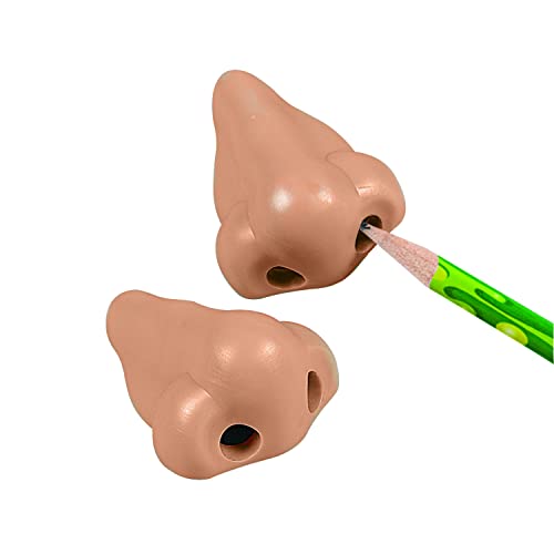 NOSE PENCIL SHARPENERS - - great stocking stuffers by Oriental Trading Company