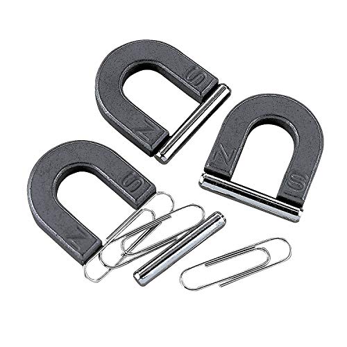 Mini Horseshoe Magnets with Bar (Set of 12), Classroom, Science and Teaching Supplies, Cowboy or Cowgirl Party Favors