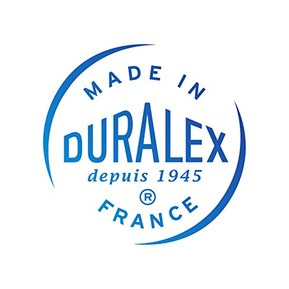 Duralex - Service de 6 Saladiers Ronds avec couvercle bleu Lys