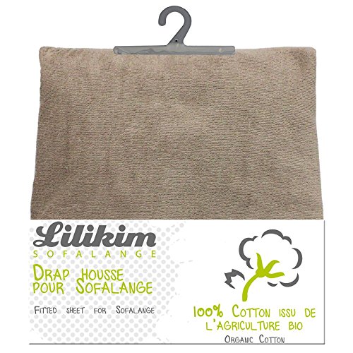 Lilikim Drap Housse pour Matelas à Langer, Taupe
