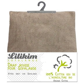 Lilikim Drap Housse pour Matelas à Langer, Taupe