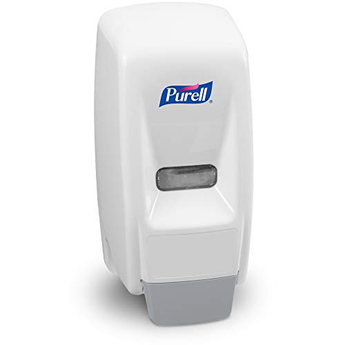 Book Cover PURELL 800 Series Bag-In-Box Hand Sanitizer Push-Style Dispenser, Dispenser for 800 mL Sanitizer Bag-in-Box Refills - 9621-12,White