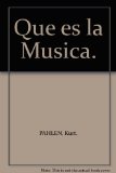 Que es la Musica.