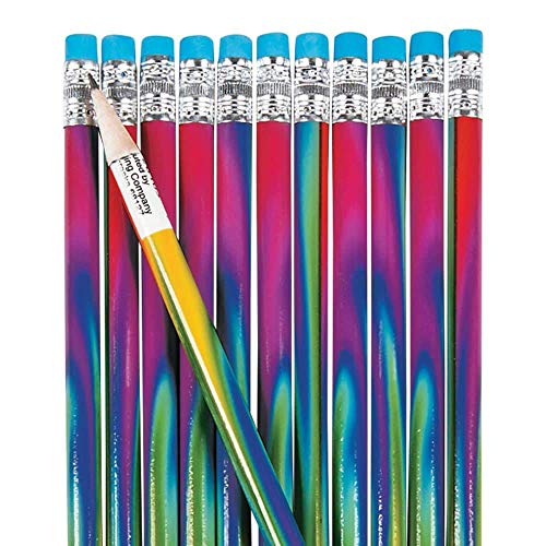 Fun Express Tie-Dyed Pencils - 24 Pieces