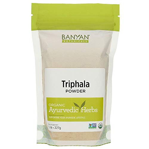 Book Cover Banyan Botanicals Organic Triphala Powder - 1/2 Pound - USDA Organic - Balancing Formula for Detoxification & Rejuvenation *