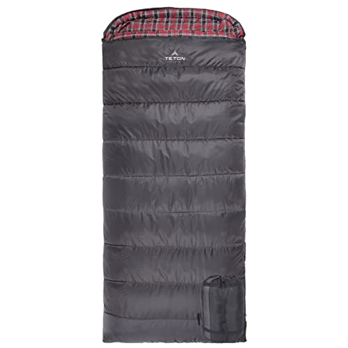 TETON Sports Celsius XL -25F Sleeping Bag; Cold Weather Sleeping Bag; Great for Family Camping; Free Compression Sack