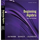 Beginning Algebra with Applications 7th Edition (Book Only)