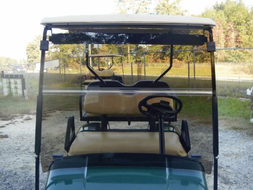 Book Cover TINTED Windshield for EZGO TXT Golf Cart 1995 & Up