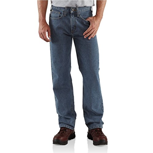 Carhartt Men's Relaxed Straight Denim Five Pocket Jean B460