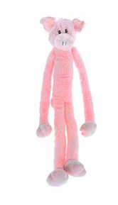 Multipet Swingin Slevin Pig Dog Toy
