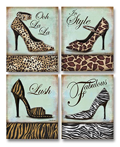 Book Cover Fashion Shoe - mini, Mini Prints Art Print Poster by Todd Williams, 8 x 10 set of 4