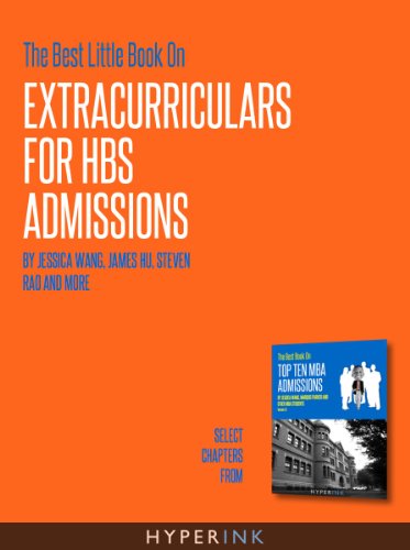 The Best Little Book On Extracurriculars For HBS Admissions