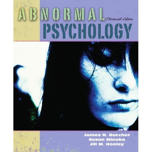 Abnormal Psychology 13th Edition (Book Only) Hardcover