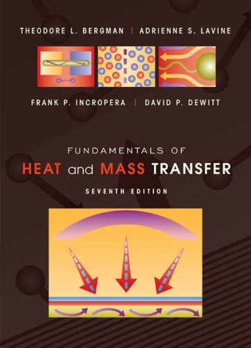 Fundamentals of Heat and Mass Transfer, 7th Edition