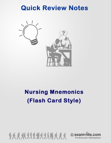 Nursing Mnemonics (Flash Card Style) (Quick Review Notes)