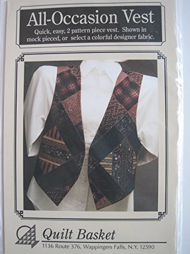 All-Occasion Vest Pattern S-M-L-XL