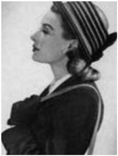 #0367 RIDGED RASCAL HAT VINTAGE KNITTING PATTERN (Single Patterns)