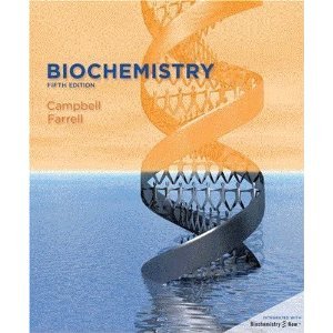 Biochemistry 5th Fifth Edition By Campbell and Farrell Hardcover Textbook (US Edition)