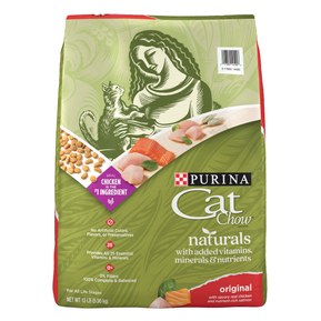 Purina Cat Chow Natural Dry Cat Food, Naturals Original - 13 lb. Bag