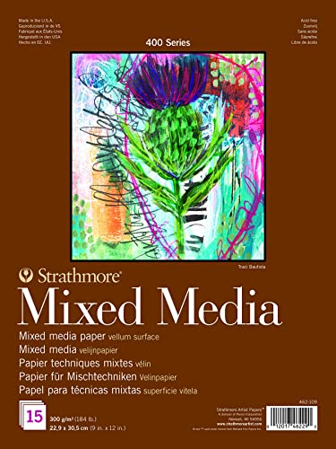 Book Cover Strathmore Mixed Media Vellum Paper Pad 9