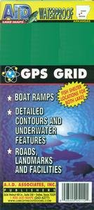 Hartwell East Lake Georgia/South Carolina Waterproof Fishing Map