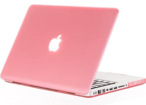 Kuzy - PINK Rubberized 13inch Hard Case Cover See Thru for NEW Macbook PRO 13.3" (A1278 with or without Thunderbolt) Aluminum Unibody
