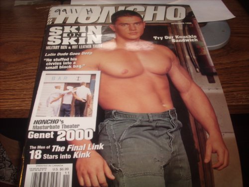 Honcho Adult Men's Gay Magazine November 1999 Skin on Skin