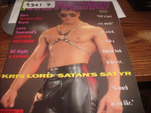 Honcho Adult Men's Gay Magazine January 1993 Kris Lord: Satan's Satyr