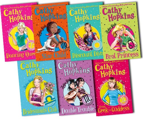 Cathy Hopkins Zodiac Girls 7 Books Collection Pack Set