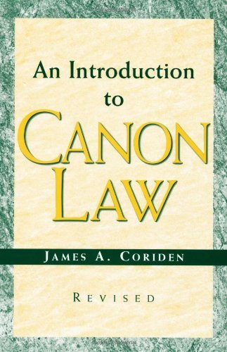 Book Cover An Introduction to Canon Law