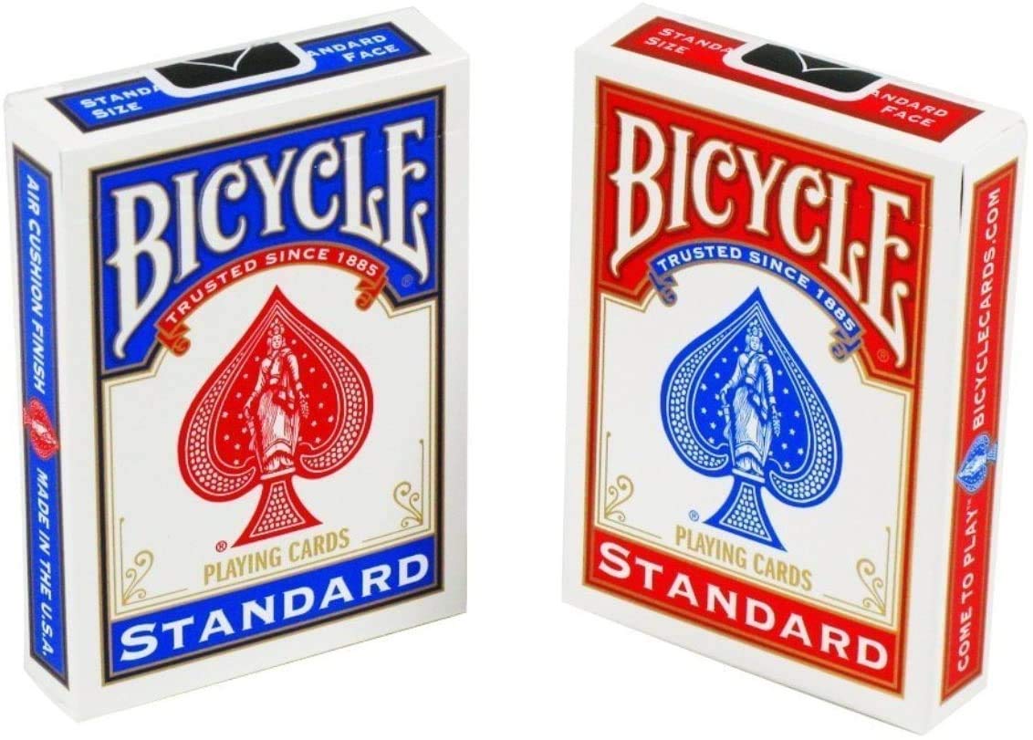 Book Cover Bicycle Standard Face Playing Cards, 2 Piece