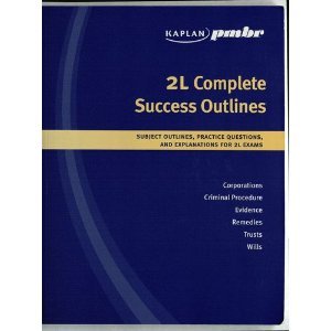 2L Complete Success Outlines Subject Outlines, Practice Questions, and Explanations for 2L Exams