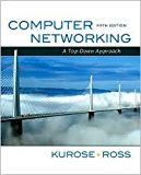 Computer Networking: A Top-Down Approach 5th (fifth) edition Text Only