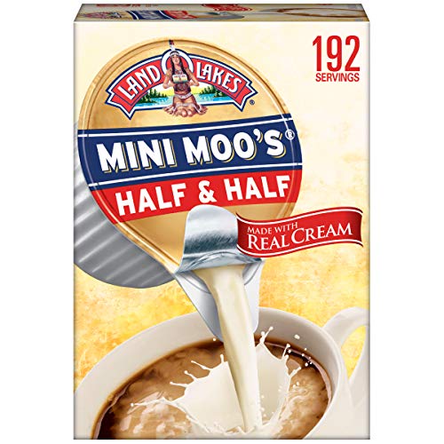 Book Cover Land O Lakes Mini Moos Creamer Half & Half Cups 192Count 54 Fl Oz (Pack May Vary), Individual Shelf-Stable Half & Half Pods for Coffee Tea Hot Chocolate, Made With Real Cream