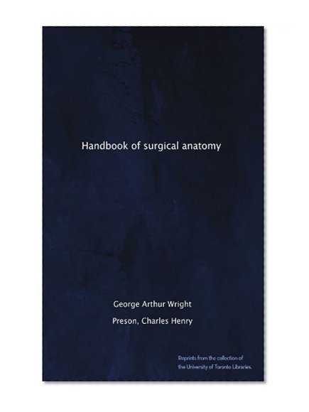 Handbook of surgical anatomy
