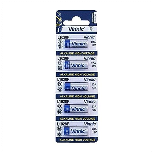 Vinnic 5pk L1028 Alkaline 12V Batteries GP23A, MN21, A23, LRVO8