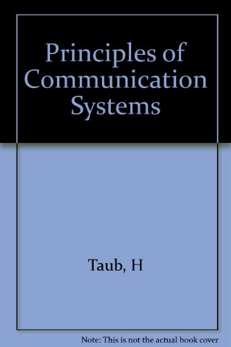 Principles of Communication Systems