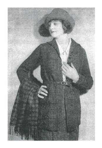 #1186 THE DEDHAM SWEATER VINTAGE KNITTING PATTERN (Single Patterns)