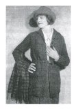 #1186 THE DEDHAM SWEATER VINTAGE KNITTING PATTERN (Single Patterns)
