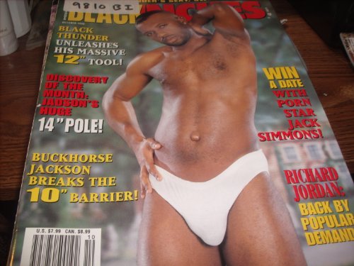 Black Inches Men's Gay Magazine October 1998 Black Thunder
